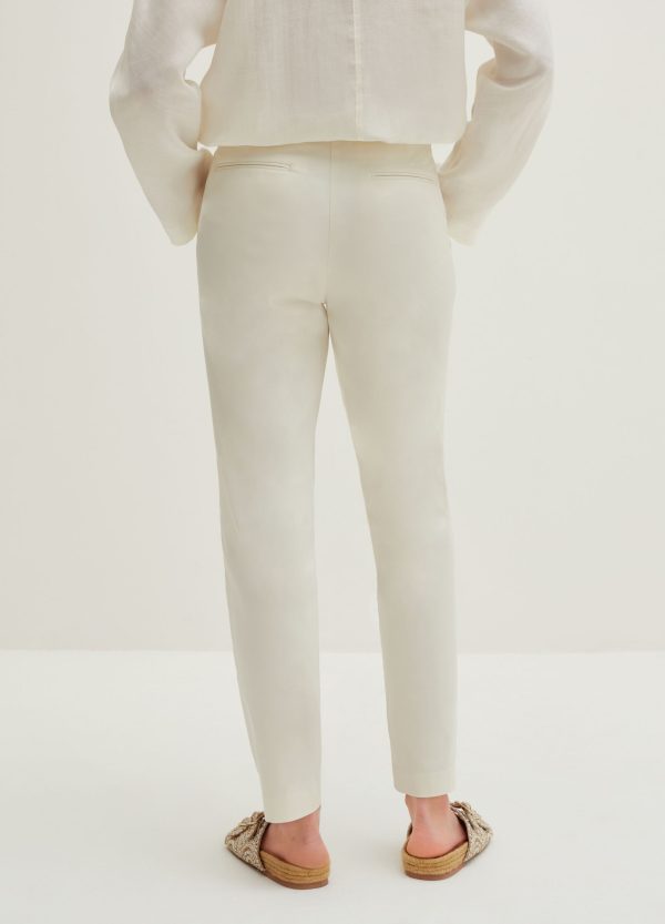 Pantalone in cotone satin - Image 3