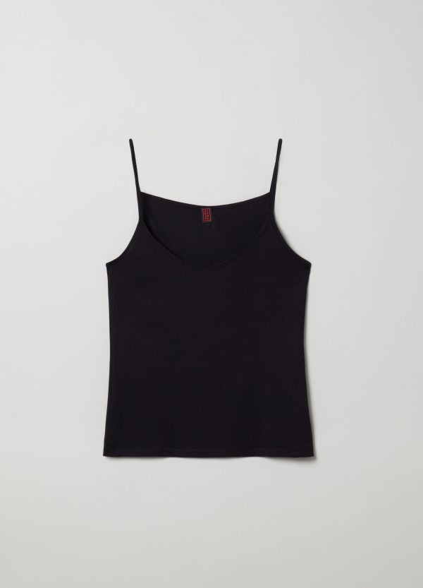 Tank top in modal e cotone - Image 4