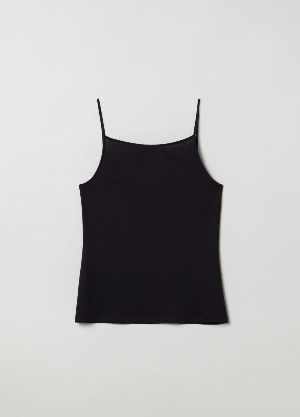 Tank top in modal e cotone - Image 5