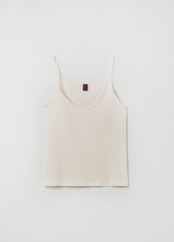 Tank top in modal e cotone - Image 4