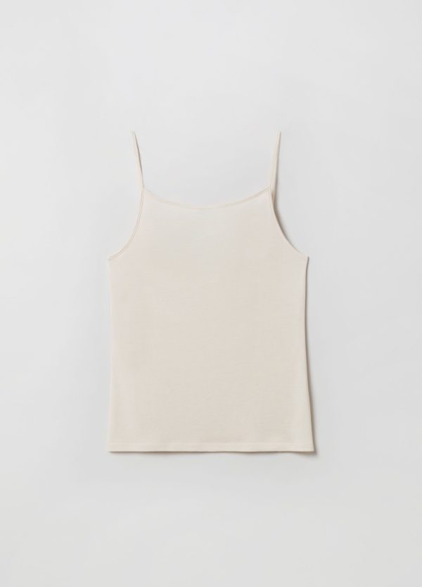 Tank top in modal e cotone - Image 5