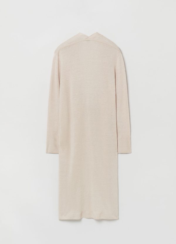 Cardigan lungo in lino - Image 5