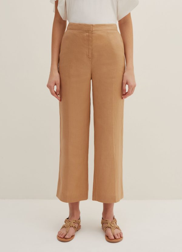 Pantalone flare fit in lino - Image 2