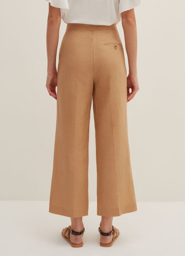Pantalone flare fit in lino - Image 3
