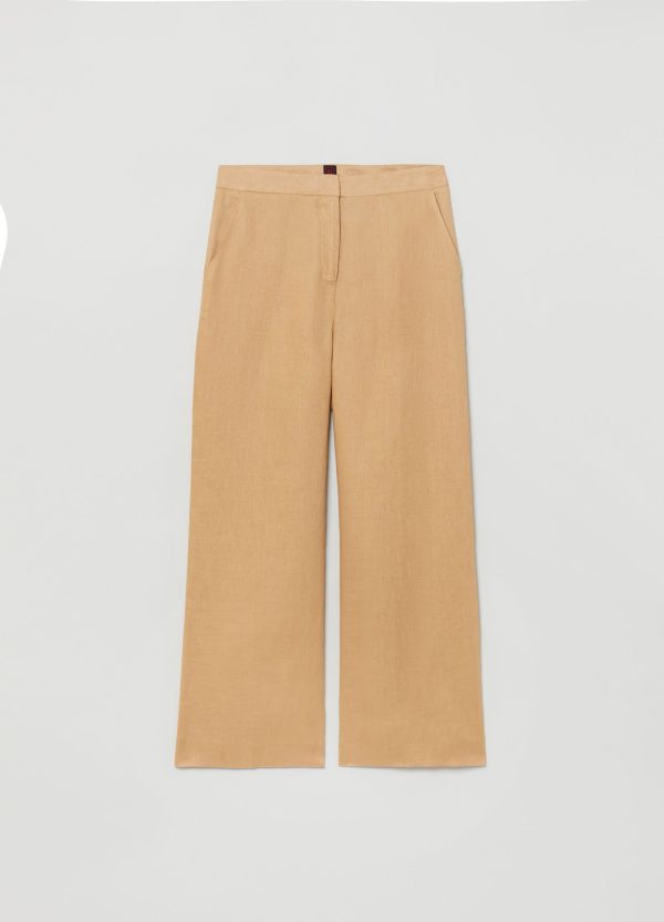 Pantalone flare fit in lino - Image 4