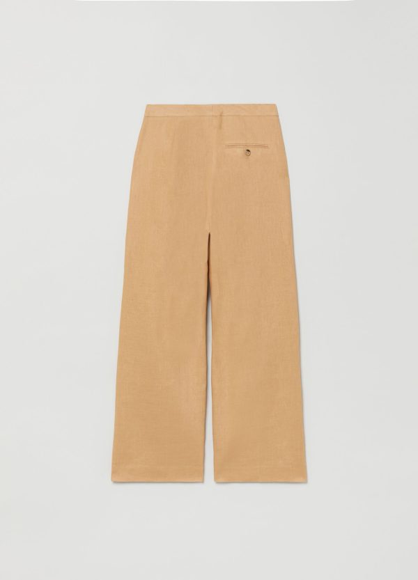 Pantalone flare fit in lino - Image 5
