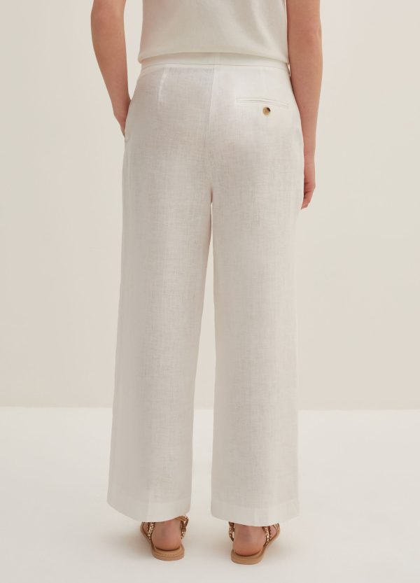 Pantalone flare fit in lino - Image 3