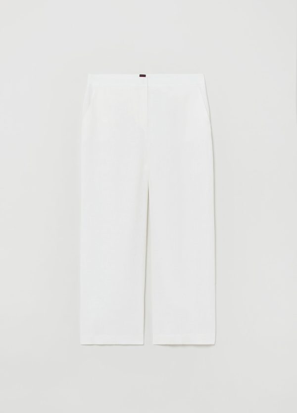 Pantalone flare fit in lino - Image 4