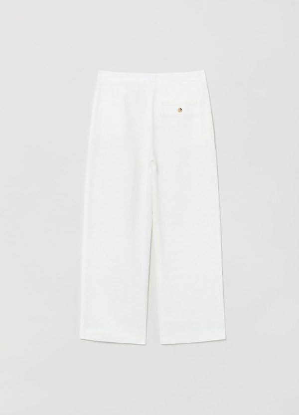 Pantalone flare fit in lino - Image 5