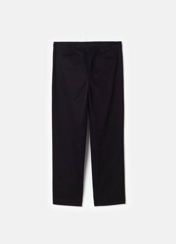 Pantalone chino cropped in twill - Image 5