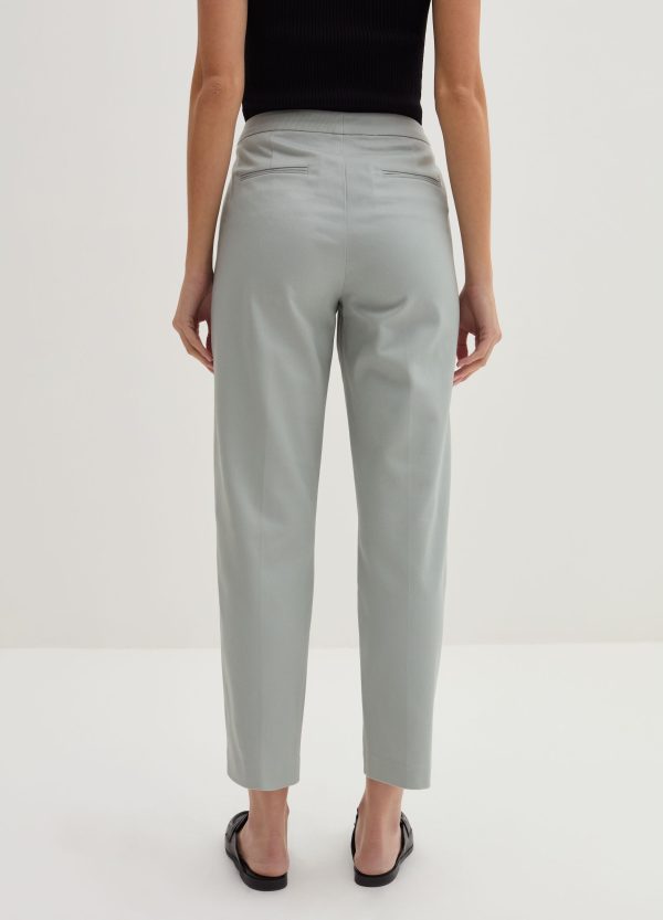 Pantalone chino cropped in twill - Image 3