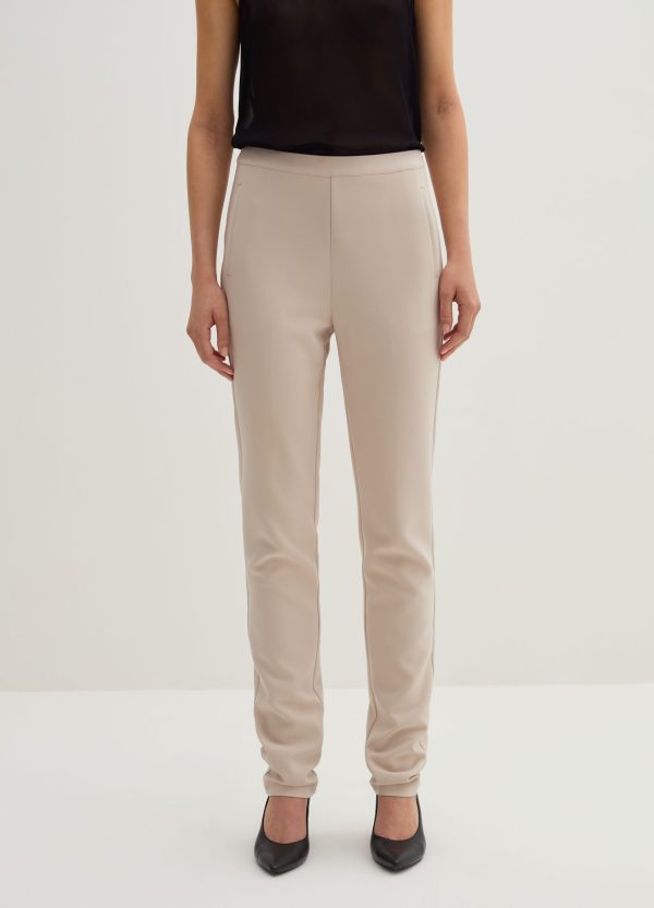 Pantalone skinny fit in crêpe doppia - Image 2