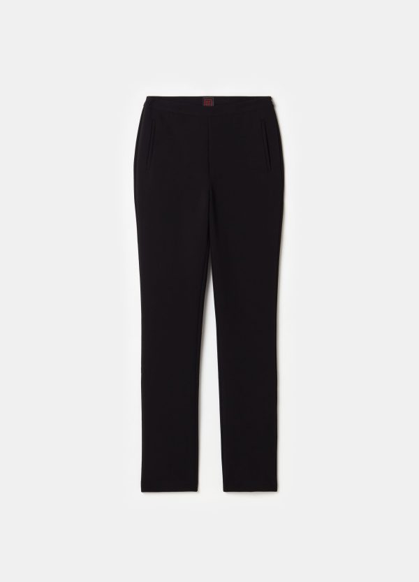 Pantalone skinny fit in crêpe doppia - Image 4