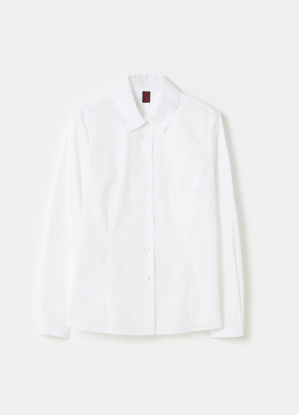 Camicia slim fit in popeline - Image 4