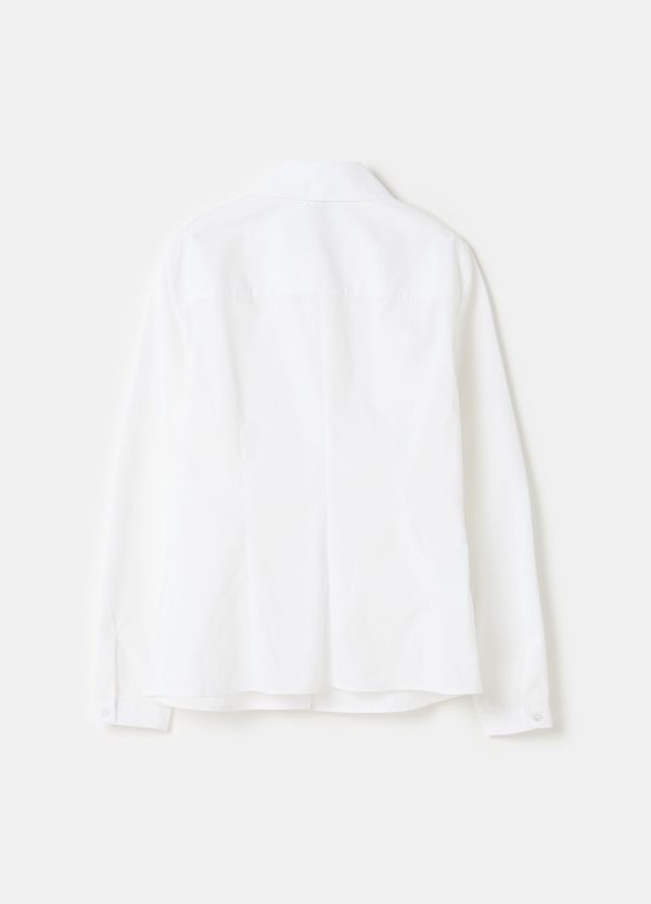 Camicia slim fit in popeline - Image 5