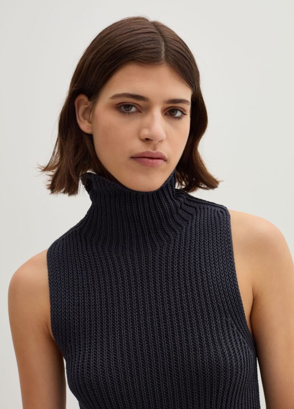 Tank top a coste inglesi senza cuciture