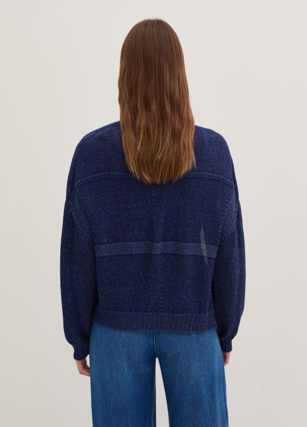 Cardigan aperto oversize senza cuciture - Image 3