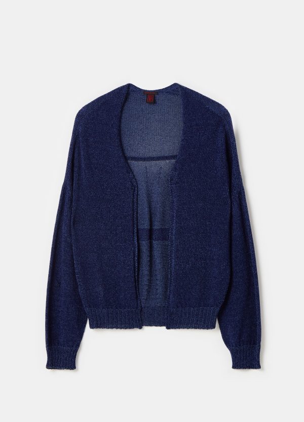 Cardigan aperto oversize senza cuciture - Image 4