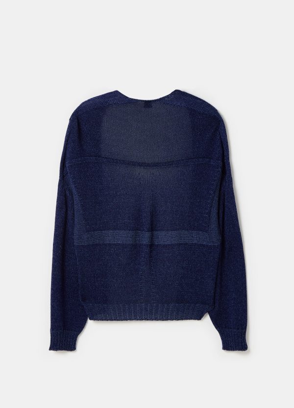 Cardigan aperto oversize senza cuciture - Image 5