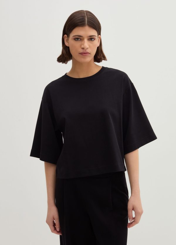 T-shirt boxy fit in cotone
