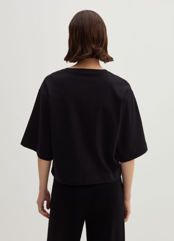 T-shirt boxy fit in cotone - Image 3
