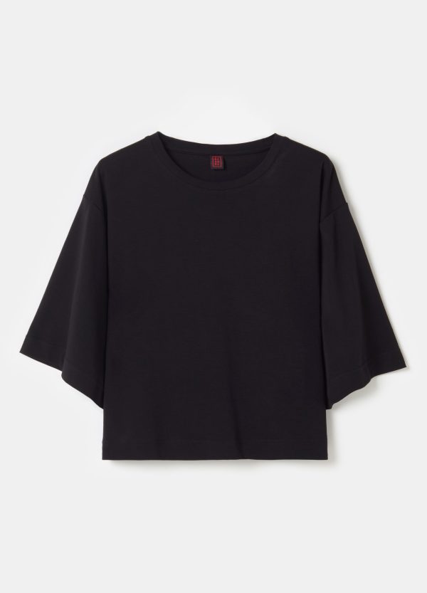 T-shirt boxy fit in cotone - Image 4