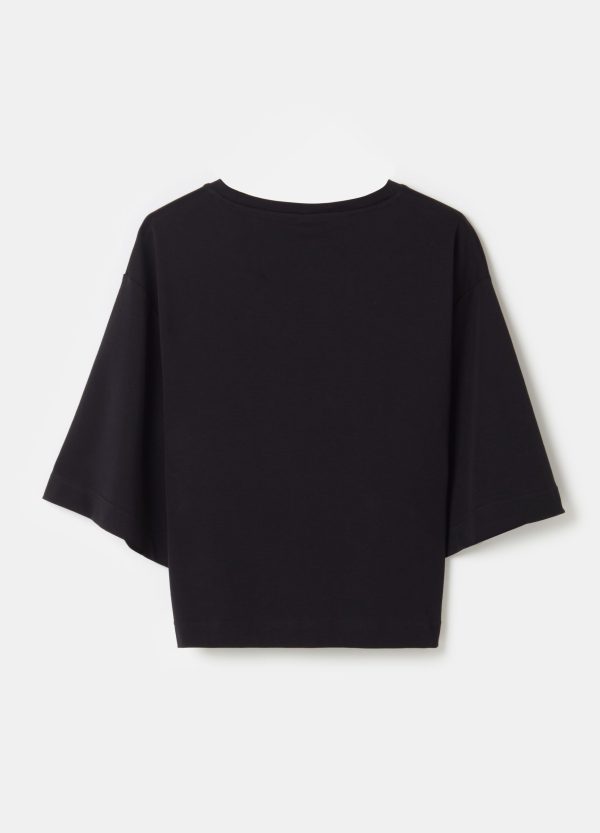 T-shirt boxy fit in cotone - Image 5