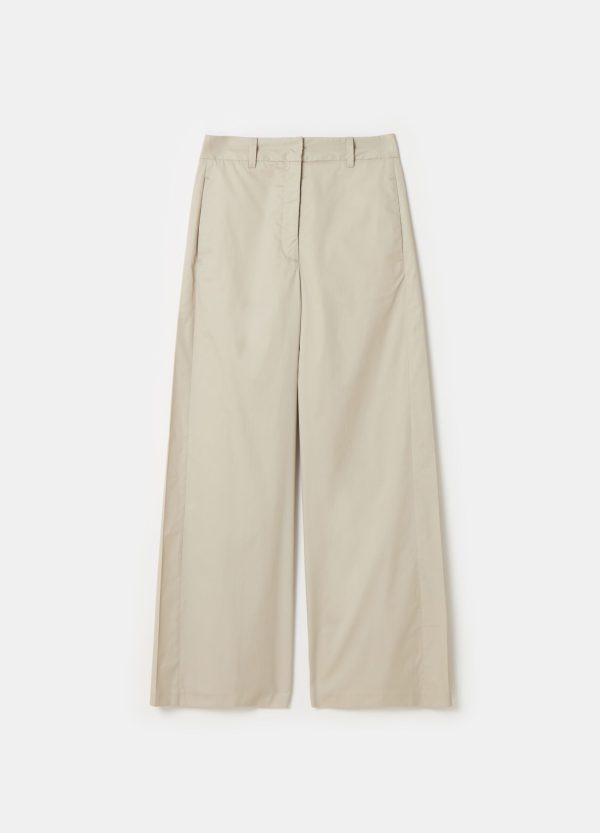 Pantalone straight fit in satin - Image 4