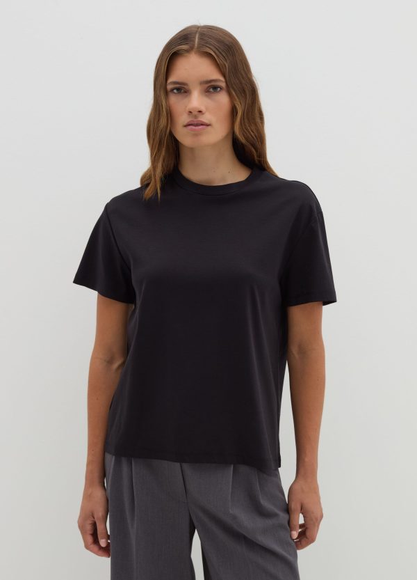 T-shirt in jersey con scollo rotondo - Image 2