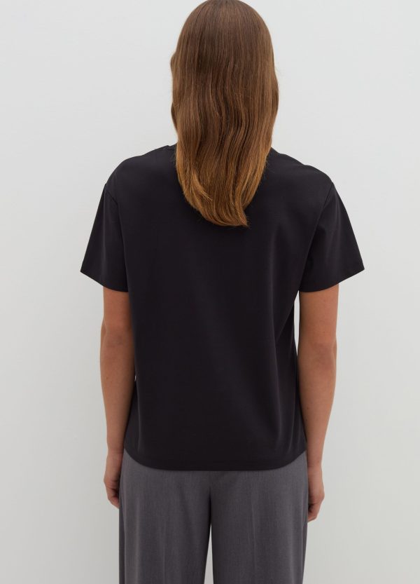 T-shirt in jersey con scollo rotondo - Image 3