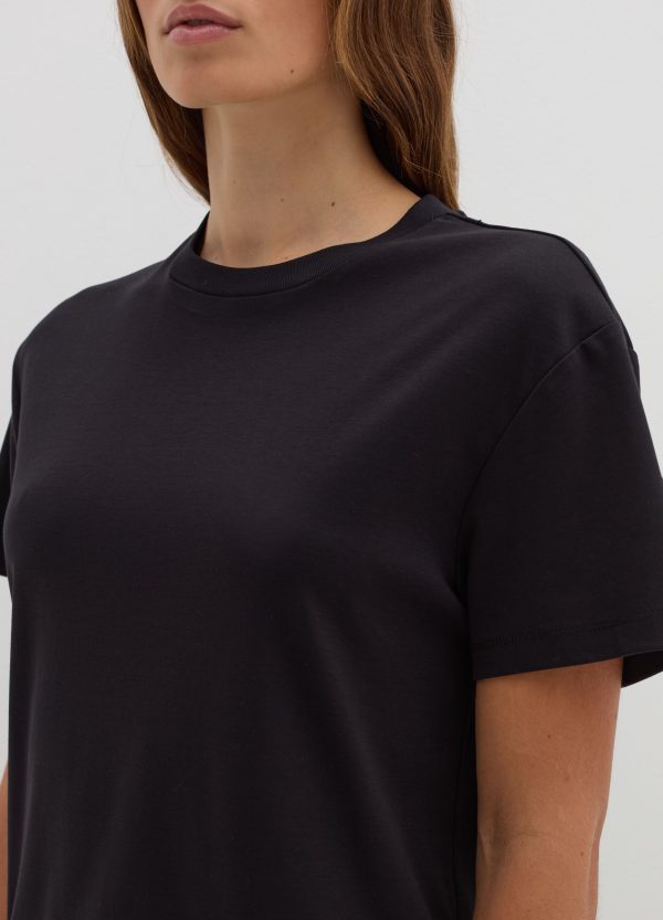 T-shirt in jersey con scollo rotondo - Image 4