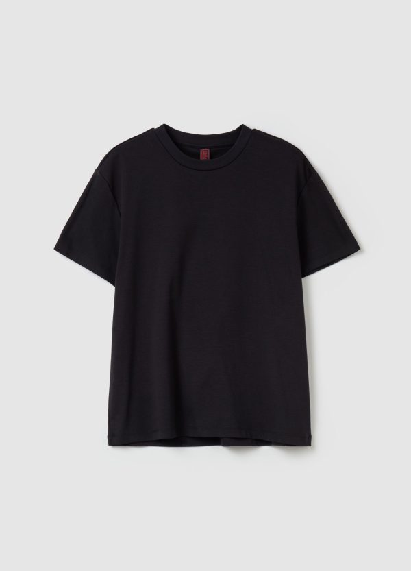 T-shirt in jersey con scollo rotondo - Image 5