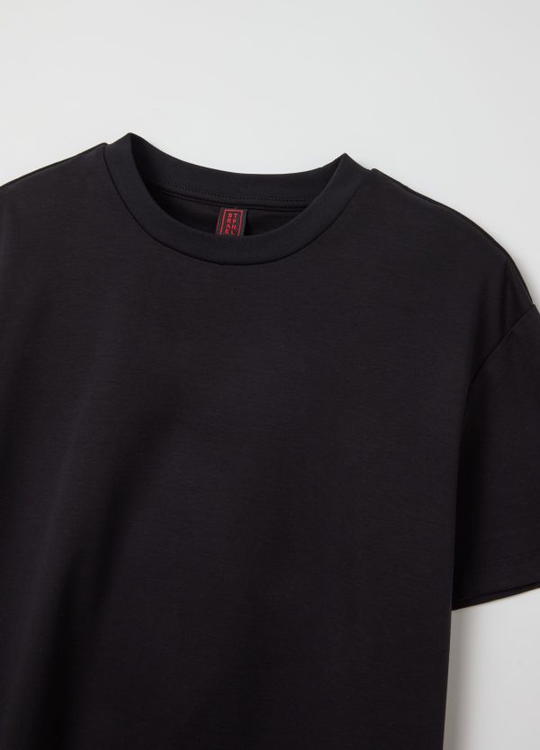 T-shirt in jersey con scollo rotondo - Image 6