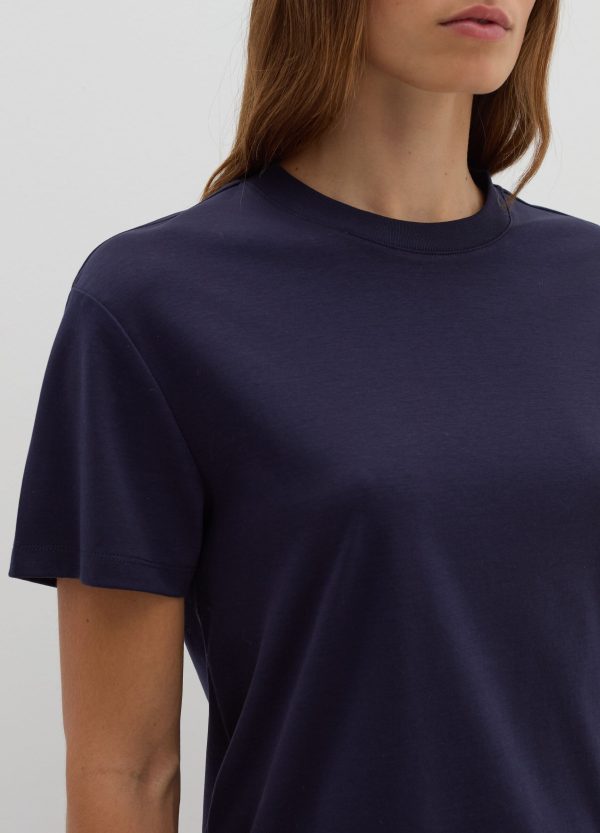 T-shirt in jersey con scollo rotondo - Image 4