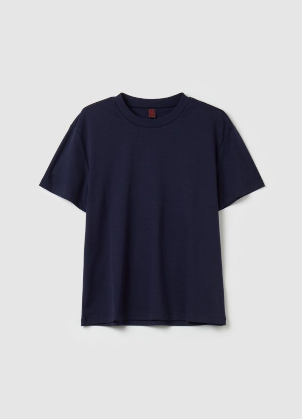 T-shirt in jersey con scollo rotondo - Image 5