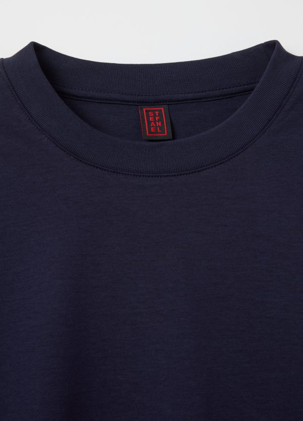 T-shirt in jersey con scollo rotondo - Image 6