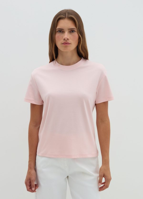 T-shirt in jersey con scollo rotondo - Image 2