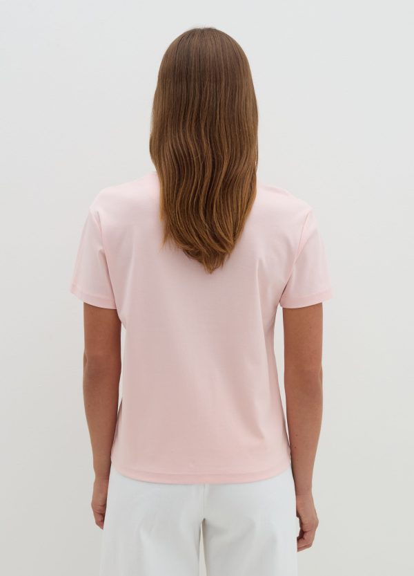 T-shirt in jersey con scollo rotondo - Image 3