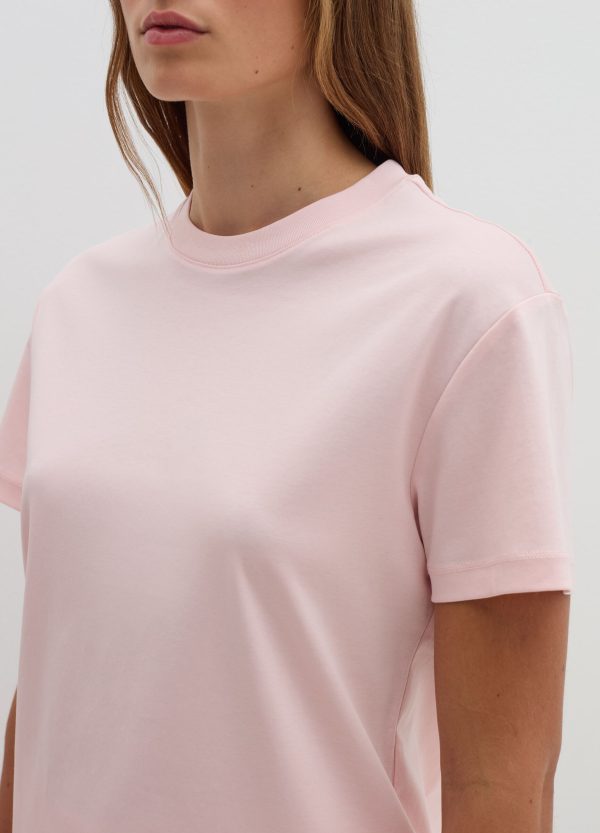 T-shirt in jersey con scollo rotondo - Image 4