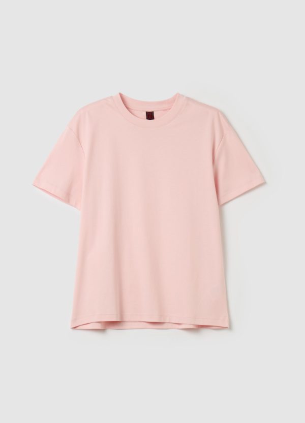 T-shirt in jersey con scollo rotondo - Image 5