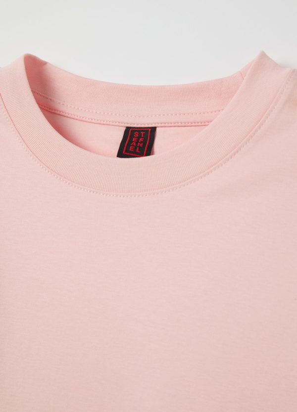 T-shirt in jersey con scollo rotondo - Image 6