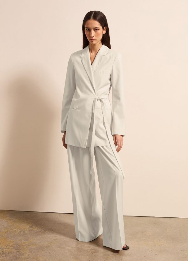 Blazer a portafoglio con cintura - Image 3