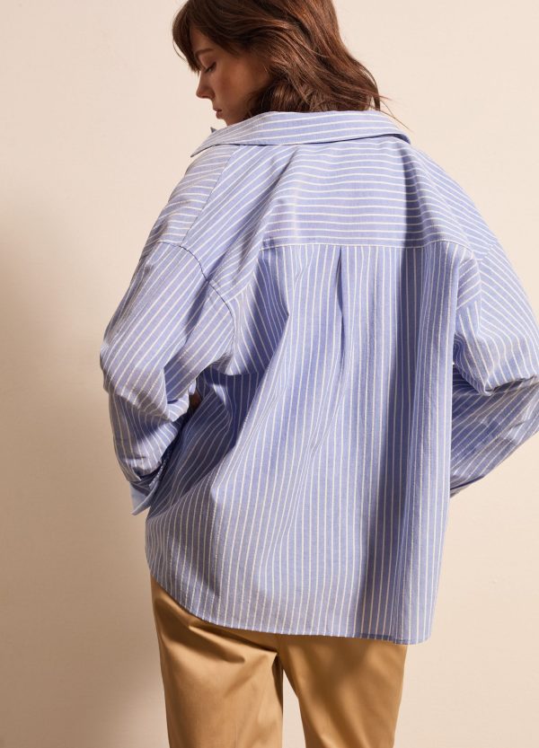 Camicia oversize a righe - Image 3