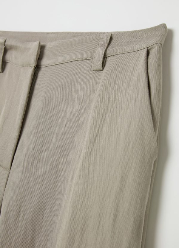 Pantalone a gamba larga in twill - Image 6