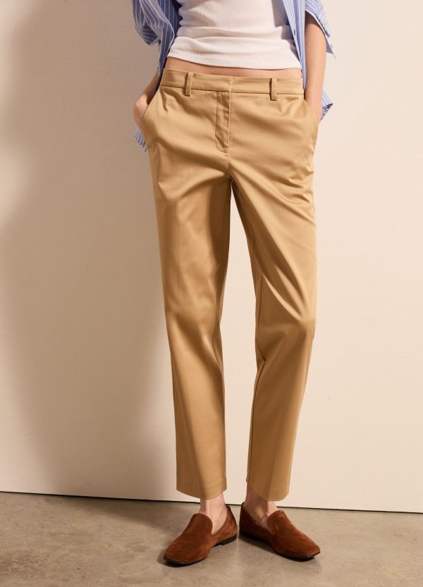 Pantalone chino in cotone stretch - Image 2