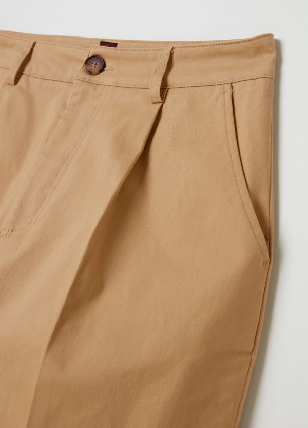 Pantalone carrot fit in cotone stretch - Image 6