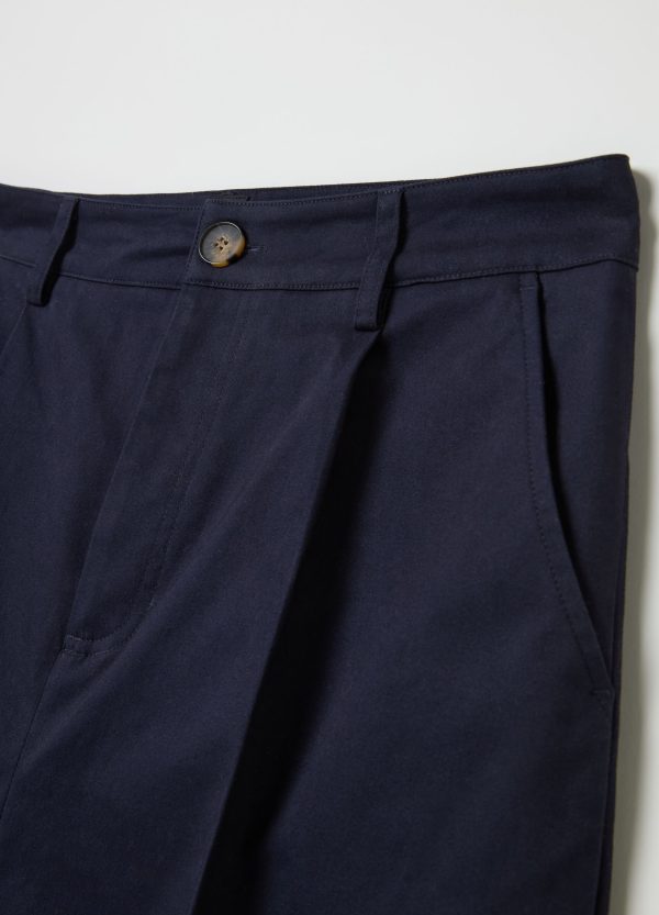 Pantalone carrot fit in cotone stretch - Image 6