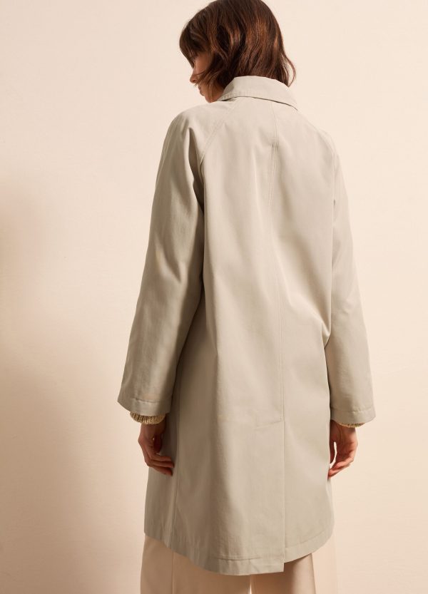 Trench lungo con bottoni - Image 4