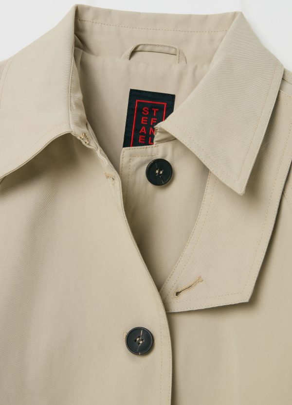 Trench lungo con bottoni - Image 6