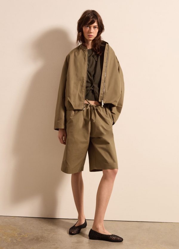 Bomber full-zip effetto satin - Image 2